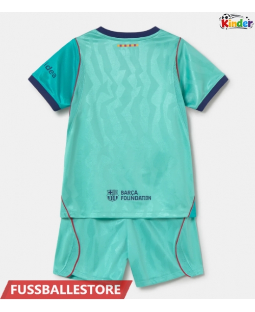 Günstige Barcelona 3rd trikot Kinder 2026-27 Kurzarm (+ Kurze Hosen)